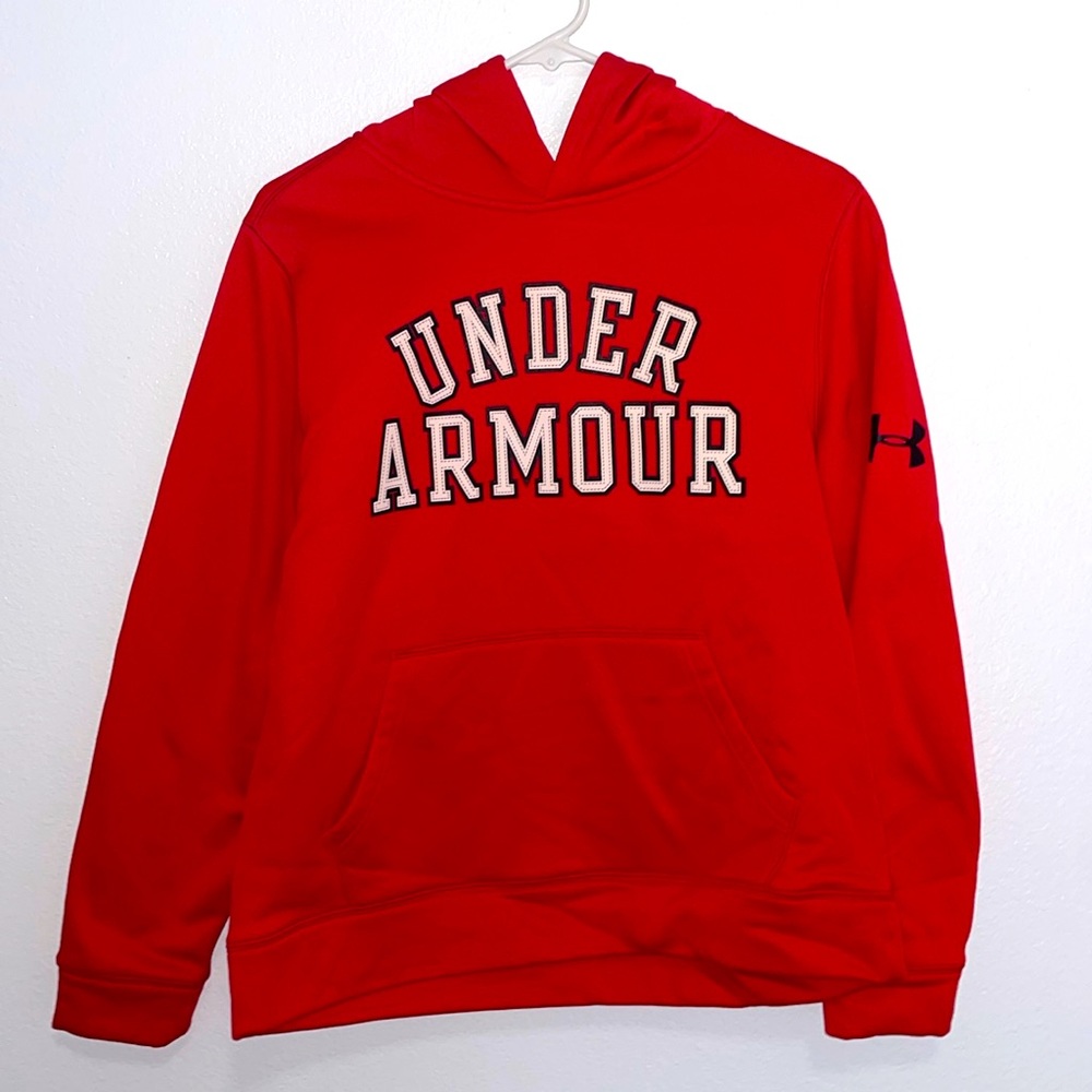YXL Under Armour Red Sweatshirt